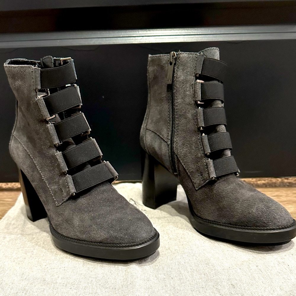 Aquatalia Gray Boots sz 36.5
